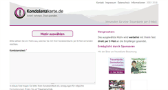 Desktop Screenshot of kondolenzkarte.de